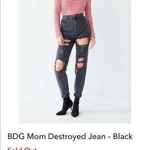 Urban Outfitters BDG mom ripped mom jeans